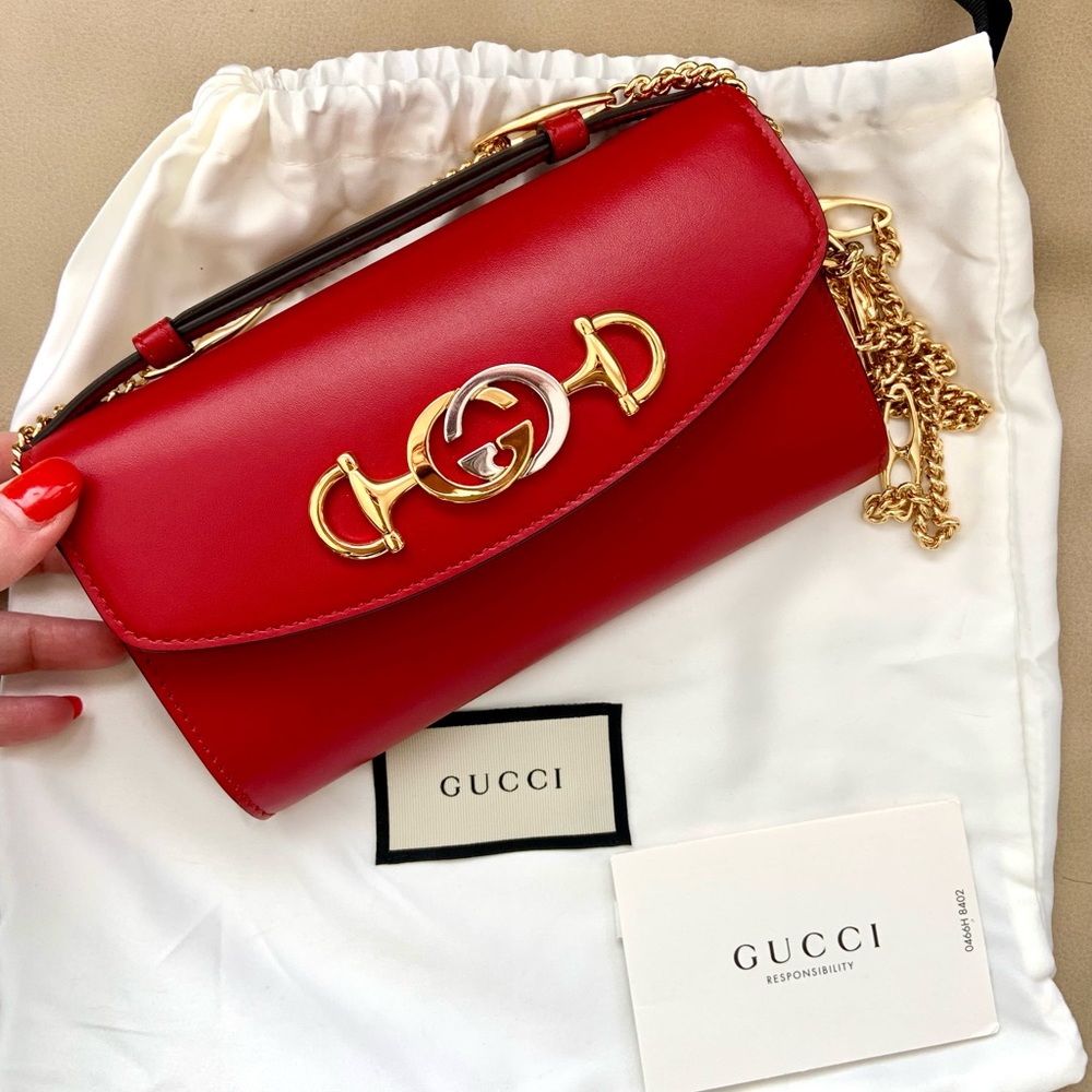 Gucci Zumi Mini Cross Body Bag. Rare color.